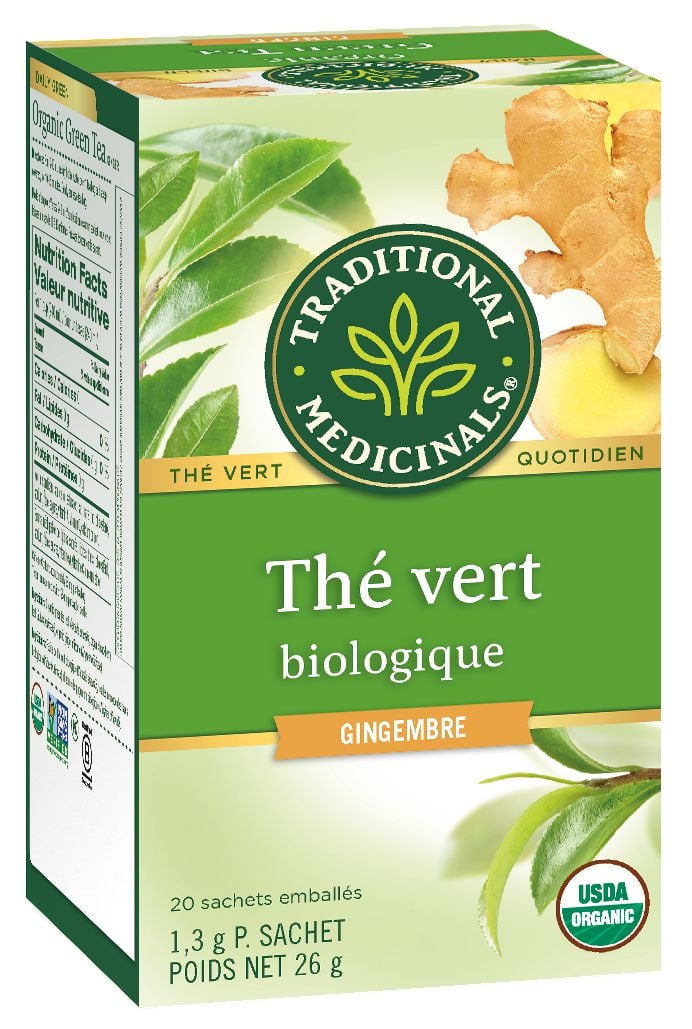 Traditional Medicinals Organic Green Tea with Ginger