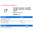 thumbnail image 2 of Fuel Injector Connector - Compatible with 2005 - 2009, 2012 - 2013 Toyota Sequoia 2006 2007 2008, 2 of 2