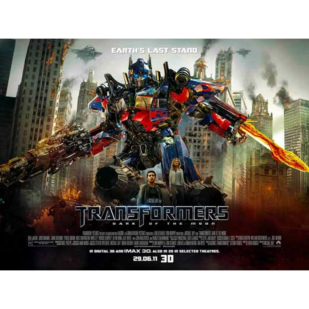 Transformers: Dark of the Moon - movie POSTER (Style J) (11" x 17