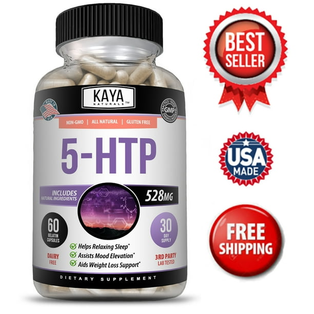 Kaya Naturals 5HTP Supplement, Serotonin for Sleep and Stress