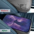 thumbnail image 4 of Yuyamidu Deer Car Arm Rest Covers Starry Sky Auto Armrest Pad Flannel Automoblie Interior Accessories Purple Car Center Console Armrest Cushion Cover for Car Truck SUV Van, 4 of 7