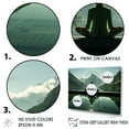 thumbnail image 3 of Designart "Balancing Act In Yogic Horizon" Yoga Floater Framed Wall Art Living Room, 3 of 5