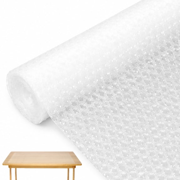 Threns Shelf Liner for Kitchen, 17 in x 9.84 FT Cabinet Drawer Liner Fridge Liner, Strong Grip Non Adhesive Washable Waterproof Durable Clear Shelf Liners for Kitchen, Drawer, Storage, Refrigerator