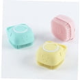 thumbnail image 4 of Cepillo de Baño para Mascotas Silicone Shampoo Rosa con Masaje Dispensador para Perro y Gato, 4 of 9