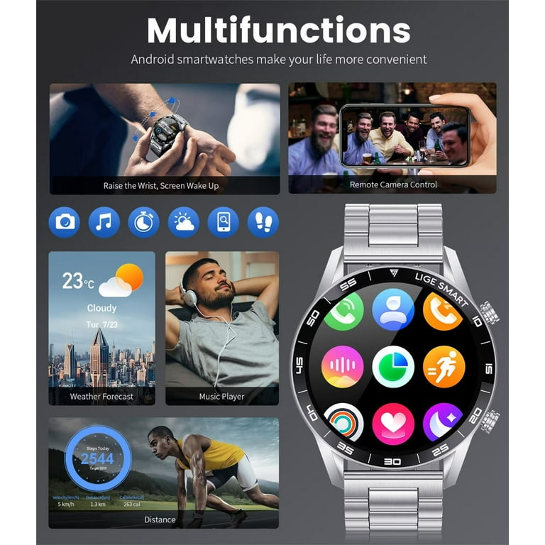 Smartwatch Android/IOS waterproof IP67 bluetooth 4.0