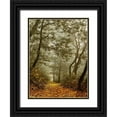 thumbnail image 1 of Adamov, Alexey 14x18 Black Ornate Wood Framed with Double Matting Museum Art Print Titled - The Fog in Wood II, 1 of 4