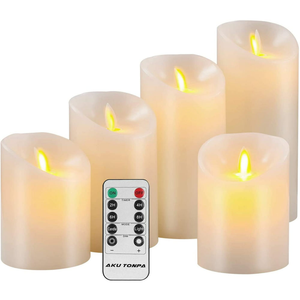 battery operated candles with timer