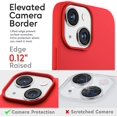 thumbnail image 4 of IceSword iPhone 13 Mini Case Silicone Premium Slim Shockproof Cover Red 5.4", 4 of 10