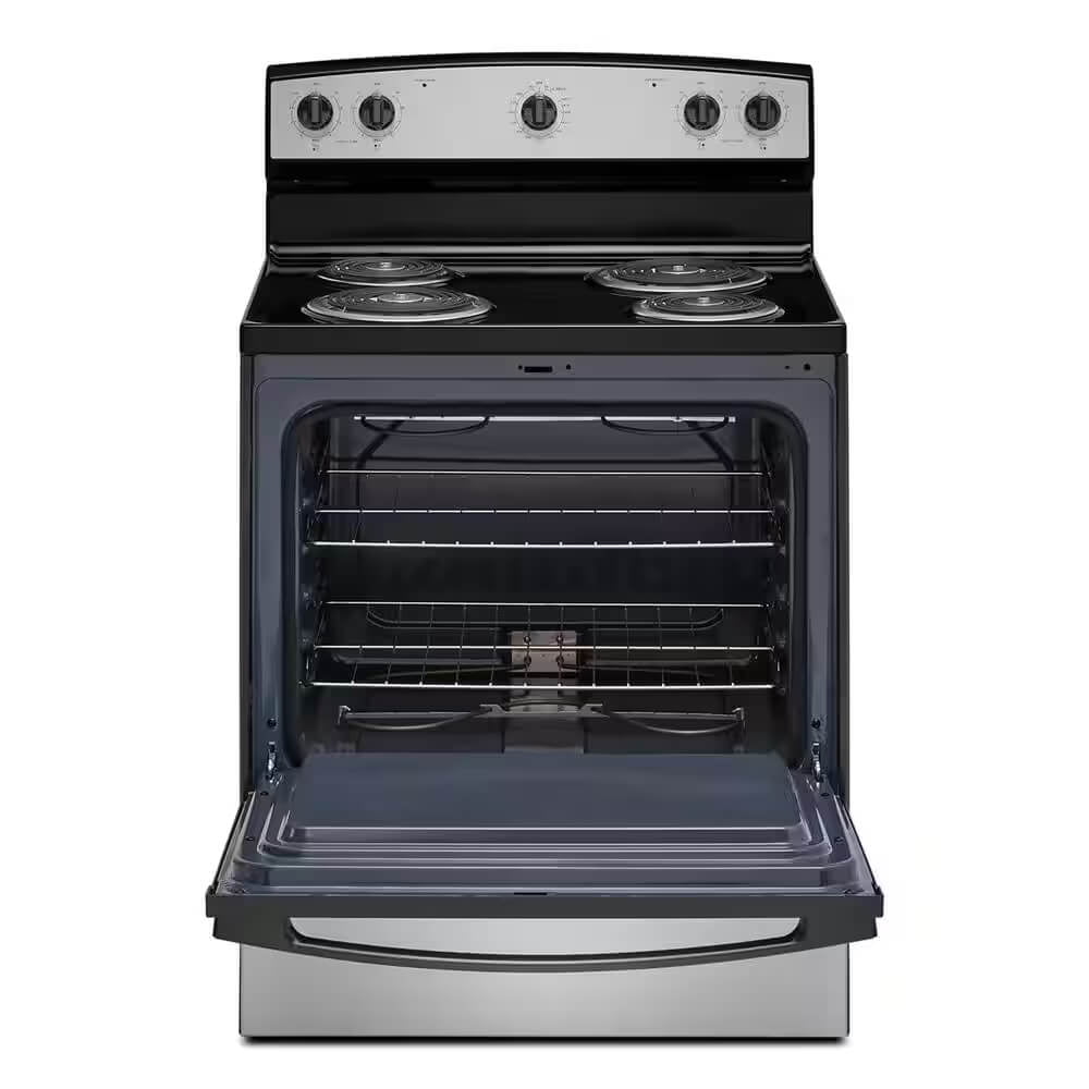 Amana ACR4203MNS 4.8 Cu. Ft. Freestanding Stainless Steel Electric Range