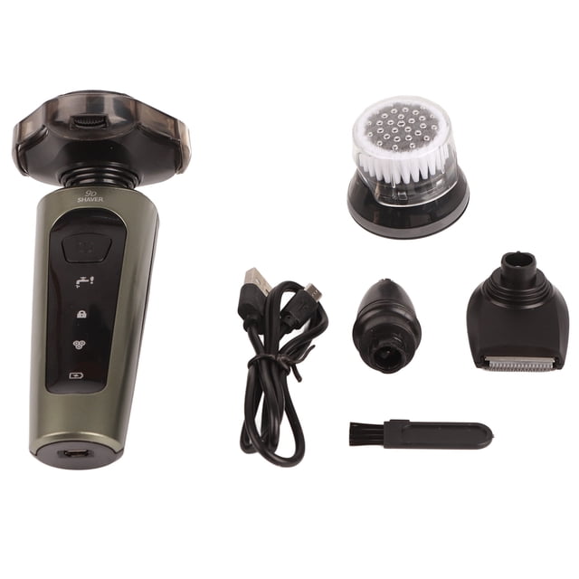 Afeitadora eléctrica multifuncional, cortadora de pelo, limpiador facial, cepillo de limpieza para salón de casa.