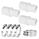 thumbnail image 4 of Adaptador de manguera de piscina, accesorios de conector con adaptador de conversión de collar 3 adaptador 6 Abrazadera, 4 of 9