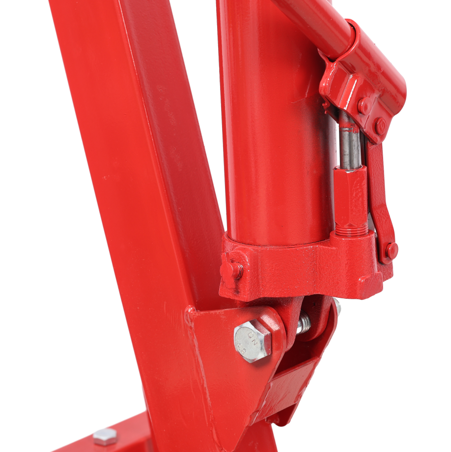Folding Engine Hoist 1500LB Lift Heavy Duty Steel Crane Red