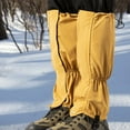 thumbnail image 6 of Yesbay 1 Pair Outdoor Leg Gaiter Adjustable Waterproof Men Women Hiking Climbing Snow Skiing Hunting Snake Guard Snow Boot Shoe Gaiter Leg Protector Cover, 6 of 7
