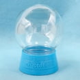 thumbnail image 4 of Fillable Globe Jar with Screw Cap, Diy Craft Decorative Snow Globe for Home Decor, Gift Making, Clear Plastic Display Sphere Tanuke, 4 of 8