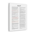 thumbnail image 2 of Scripture Walls Acts 9 Conversion of Saul Christ Words in Red Bible Verse Canvas Christian Wall Art Ready to Hang Unframed, 2 of 18