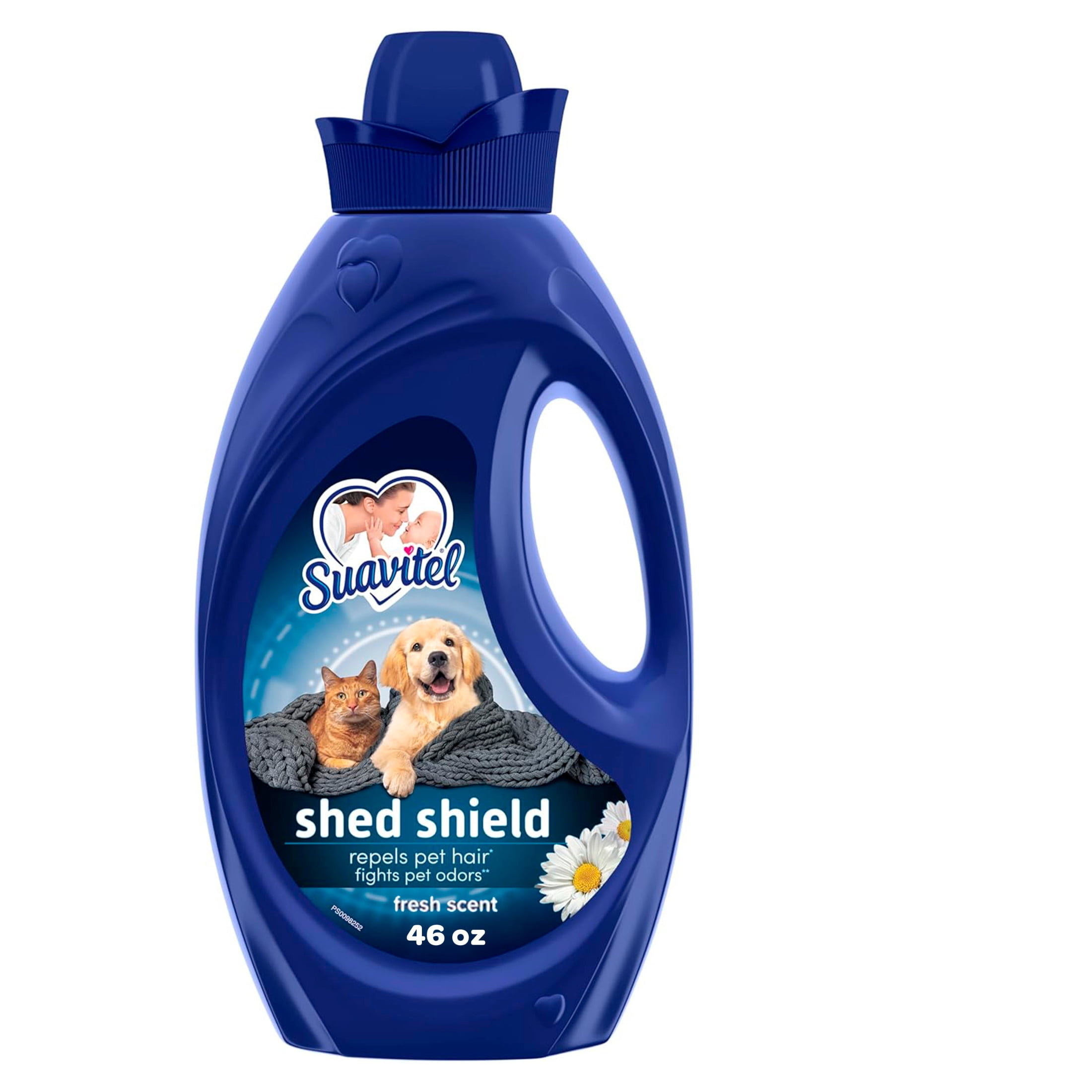 (6 pack) Suavitel Shed Shield Liquid Fabric Softener and Conditioner, Fresh Scent, 46 fl oz
