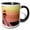 Black/White, variant on 3drose, Marshall Point Light, Port Clyde, Maine at Sunset, 11oz Two-tone Green Mug
