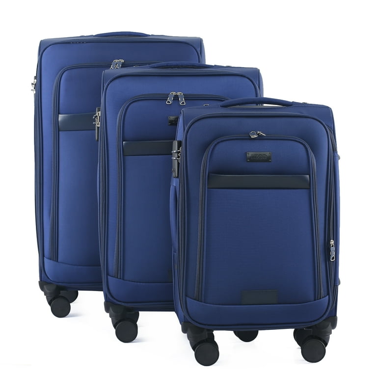 IZOD Noah Shell 3 Piece Luggage Set - Lightweight, Expandable