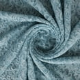 thumbnail image 2 of Zelouf Logan Stretch Lace W Glitter  , Sewing, DIY, Crafts Fabric by the Yard, Blue Flower, 1 Yard, 2 of 3