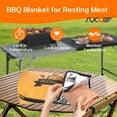 thumbnail image 2 of SUOSDEY BBQ Blanket for Resting Meat,Reusable Grilling Meat BBQ Supplies Blanket for Large Brisket/Beef/Pork Shoulders/Turkeys,Gifts for Men Party Birthday(21"), 2 of 7