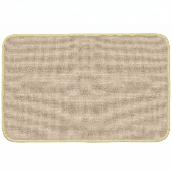 Tripumer Doormat 18x30 inch Linen Weave Absorbent Non Slip Washable Floor Mat for Entryway Bathroom Kitchen