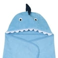 thumbnail image 3 of Lambs & Ivy Baby/Infant Luxury Cotton Terry Shark Hooded Bath Towel, 3 of 5