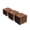 Brown 280, variant on 20 PCS Interlocking Deck Tiles 12x12 Acacia Wood Outdoor Flooring for Patio, Balcony, Pool Side, Brown Striped Pattern