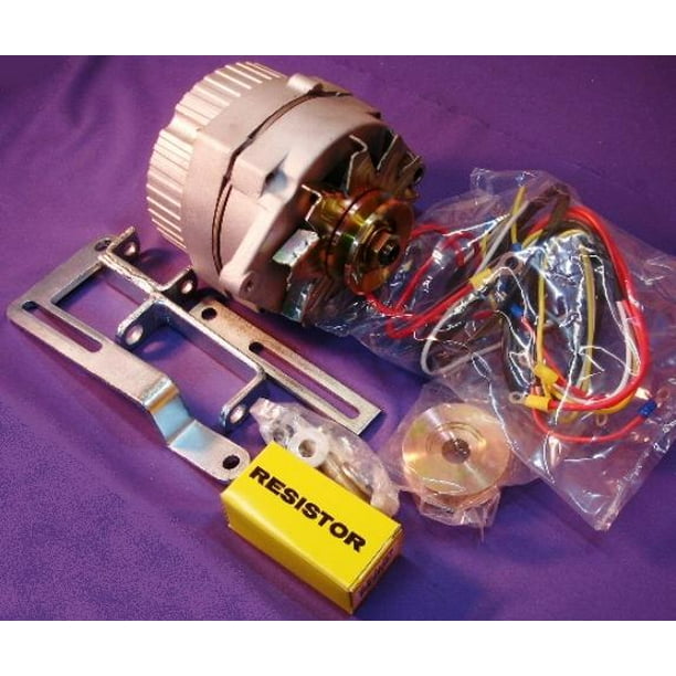 New Ford 8n Tractor Alternator Generator Conversion Kit One Wire 63 Amp 12v Walmart Com Walmart Com
