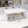thumbnail image 2 of GHSDFBB Boîtes de Rangement en Plastique, Boîte de Rangement Transparente Polyvalente PS Bac de Rangement Transparent avec Couvercle pour Médicaments Maquillage, 2 of 7
