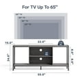 thumbnail image 2 of Asofer TV Stand for TVs Up to 65", Entertainment Center TV Console for Living Room, Gray, 2 of 10