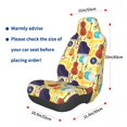 thumbnail image 2 of Salouo Musical Instruments Print Automotive Seat Covers, Universal Fit Anti-Slip Bucket Seat Protector for Cars,Vehicle Seat Protector for Front Seats, 2 of 5