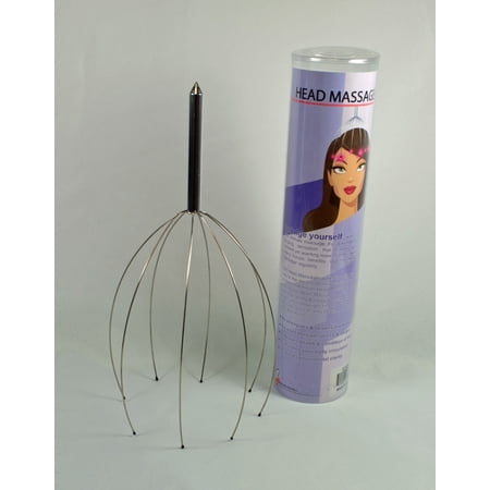Silver Head Massager Stress Release Muscle Tension Neck Scalp