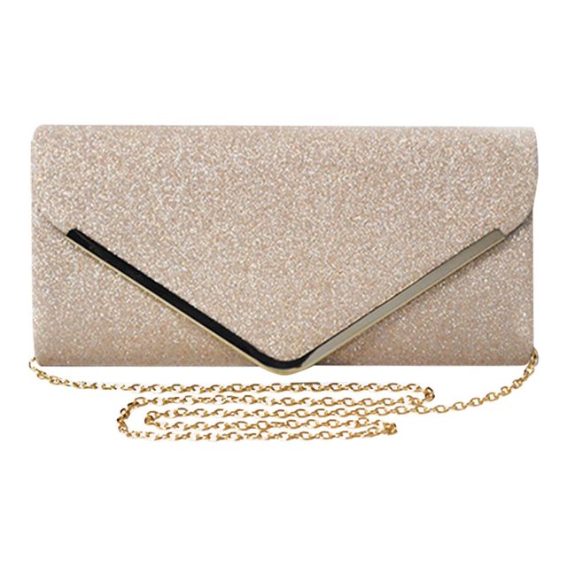 Bolsa de Noche Etcétera Accesorios Tipo Sobre Champagne