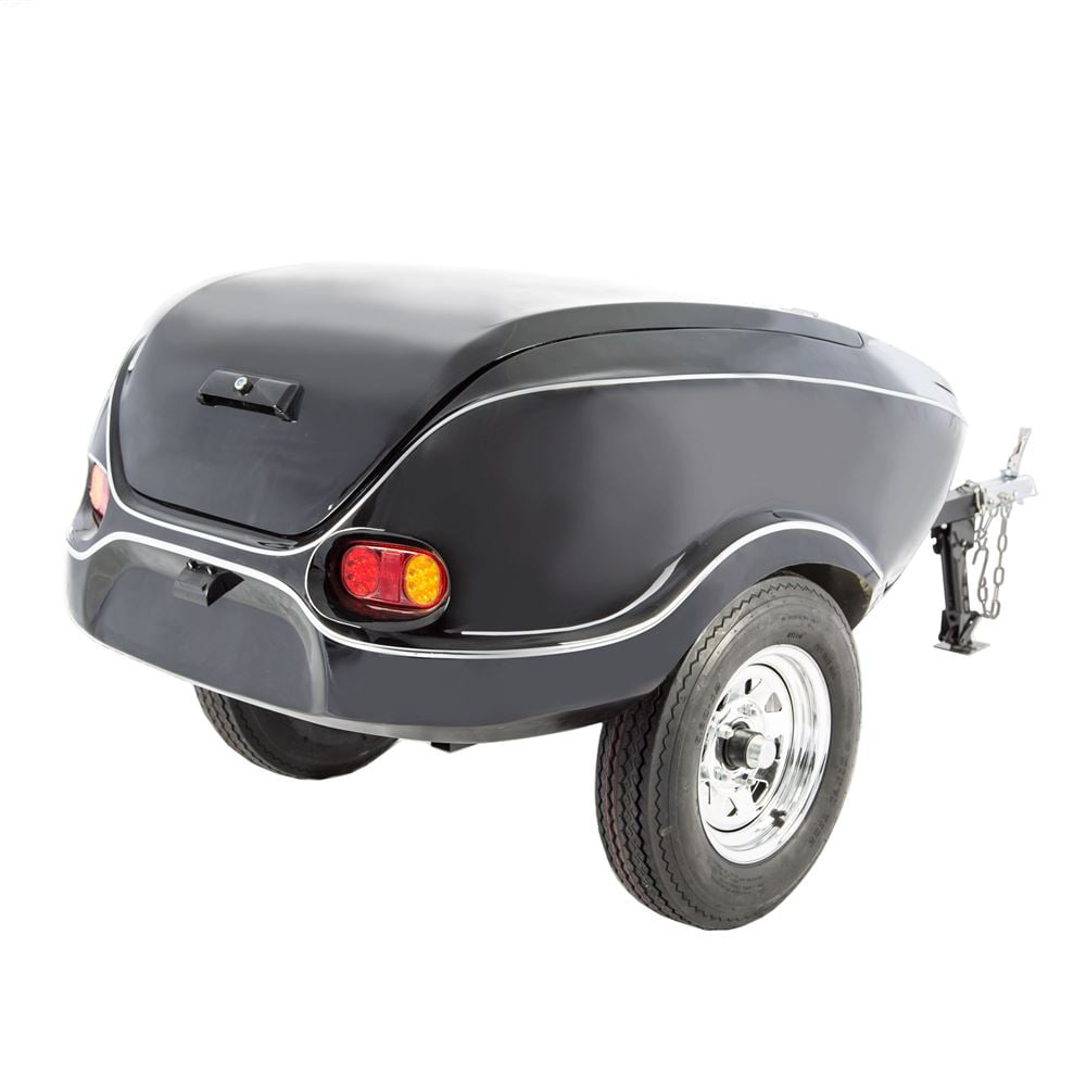 Black Widow Pull Behind Hitch Mount Motorcycle Cargo Trailer Walmart Com Walmart Com