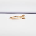 thumbnail image 4 of HeartsAndYou Solitaire with Accents Antique Inspired Ring 1ct Round Cut Moissanite 18k Rose Gold Over Silver, 4 of 7