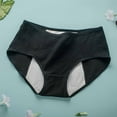 thumbnail image 2 of Zpanxa Womens Underwear, Period Underwear for Women, Panties for Women, Fashionable Classic High Waisted Breathable and Seductive Solid Color Underwear Black XL, 2 of 3