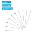 thumbnail image 4 of 500Pcs Silver Plated Ball Head Pins 25mm Wire Head Pins 24 Gauge Brass Head Pins for DIY Craft Jewelry Making, 4 of 7