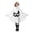 yue866-10-White, variant on KHONTS Ghost Face Poncho for Toddler Kids Hooded Cloak Halloween Performance Clothes Spooky Capes 10-White XS