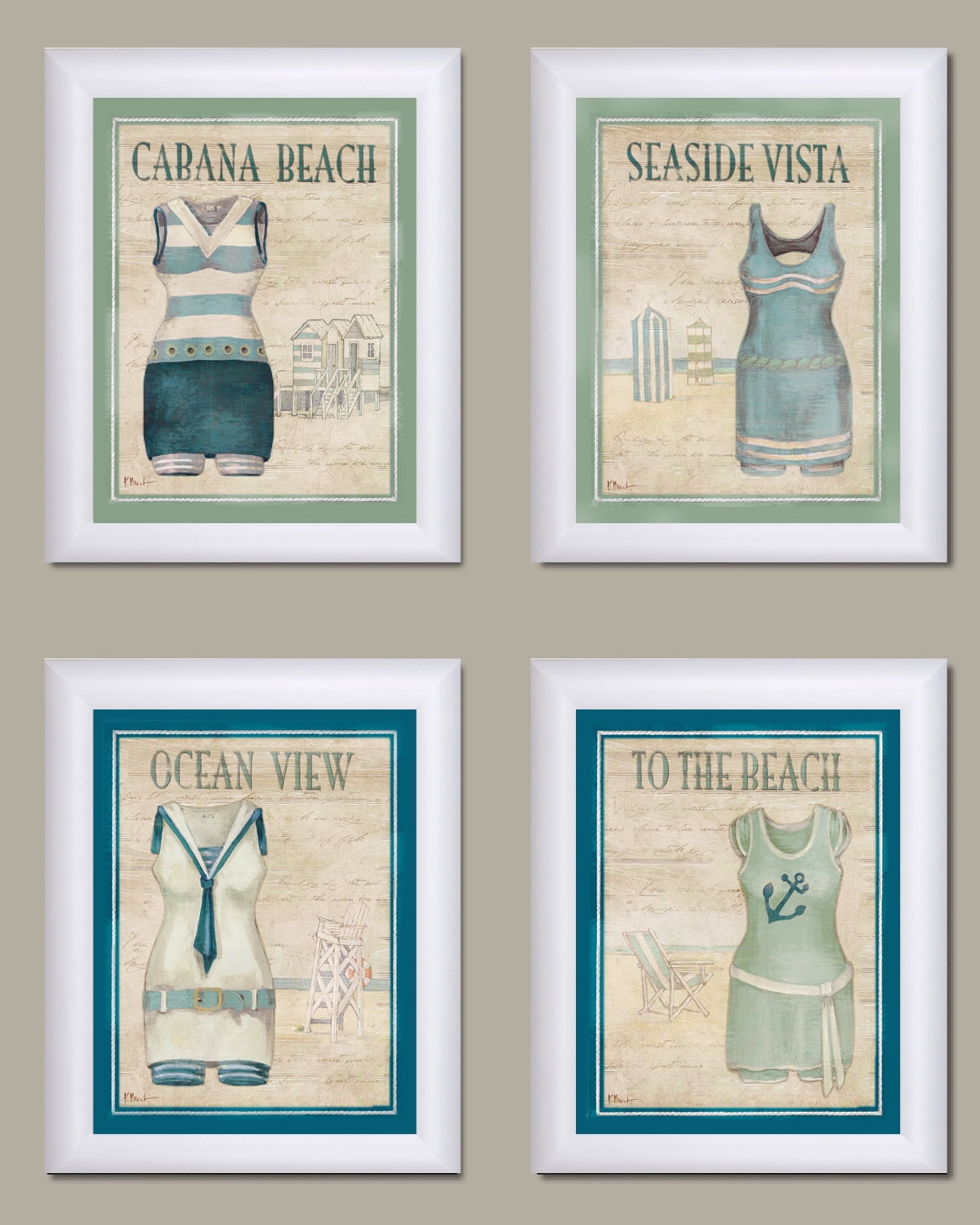 framed vintage bathing suits for sale