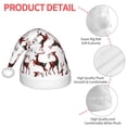 thumbnail image 4 of Salouo Christmas Plaid Moose for Christmas Hat for Kids Xmas Holiday Hat Santa Hat for Boys & Girls Festive Headwear Accessories Fit for Christmas/ New Year/Holiday/Party, 4 of 6