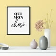 thumbnail image 2 of Designs ByLITA Oui Mon Cheri 11 x 14 UNFRAMED Print Cute Typography Wall Art, 2 of 3