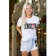thumbnail image 3 of Truth John 14:6 Christian Verse Plus Size Crewneck Graphic Tee Shirt Brisco Brands 5X, 3 of 5