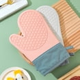 thumbnail image 4 of Riguas 1Pc Insulation Gloves Suspension Thermal Insulation Anti-scald Oven Baking Hot Pot Mitts for Bakery, 4 of 8