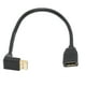 thumbnail image 2 of Cable Displayport macho a Displayport hembra compatible con 8K a 60 Hz y 4K a 144 Hz, 0,3 metros, codo de 90°, Displayport 1.4 para DVD, 2 of 12