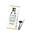 thumbnail image 2 of Kokiya Eye Chart Decorative Wall Decor Eye Testing Chart for School Office Children Black Pointer, 2 of 9