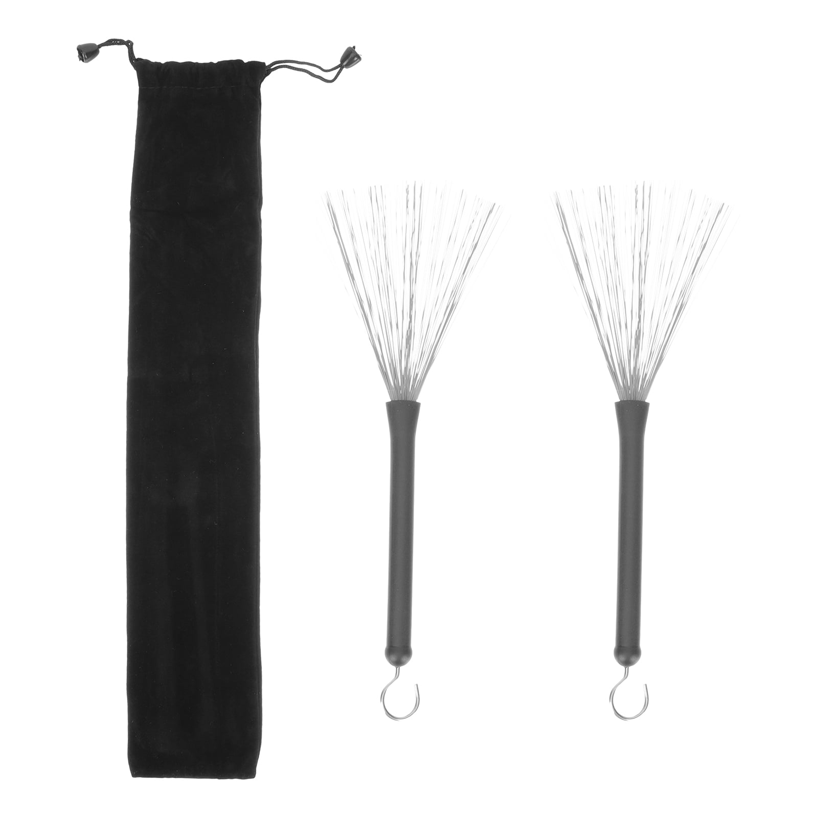 OUNONA Drum Brush Wire Stick Sticks Percussion Jazz Drumsticks Brush