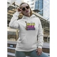 thumbnail image 2 of Peace Love And Music Hoodie Women -SPIdeals Designs, Female 3X-Large, 2 of 4