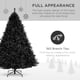 thumbnail image 3 of Árbol de Navidad Best Choice Products, completamente negro, 1,4 m, con 362 puntas, 3 of 7
