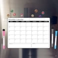 thumbnail image 4 of Magnetic Dry-Erase Fridge Calendar – Reusable Monthly Planner with Markers for Kitchen, Office, or Home Organization, 4 of 6
