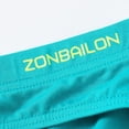 thumbnail image 5 of TANBOM Men's Bulge Enhancing Briefs Bamboo Viscose Underwear Green XXL 1-Pack, 5 of 6